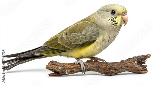 Yellow-chevroned Parakeet on Branch photo