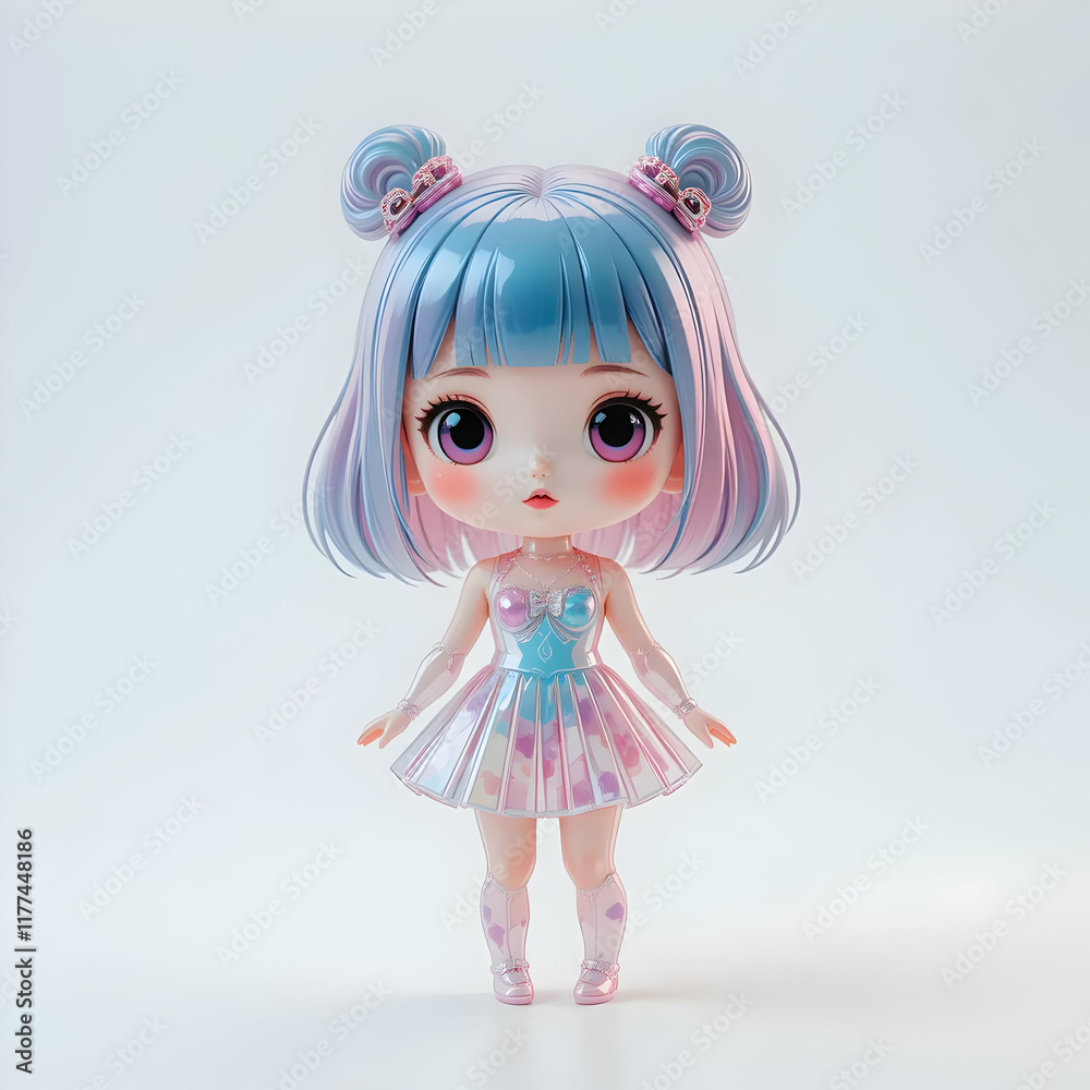 doll on white background doll on white background