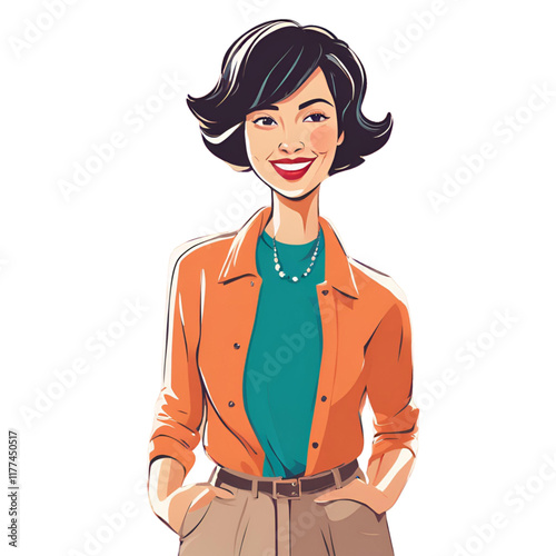 Businesswoman cartoon