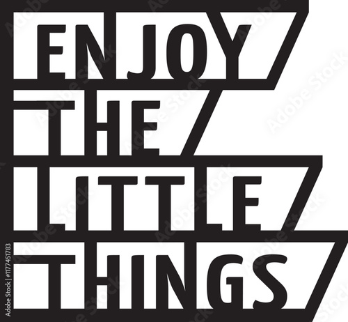 IT'S OK font inspirational text quote template laser cutting for wood, metal, or paper art prints 