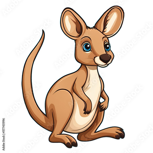 Cartoon kangaroo
