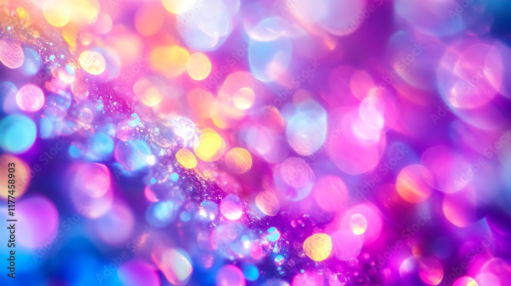 Abstract Colorful Bokeh Glitter Background Image Abstract Colorful Bokeh Glitter Background Image