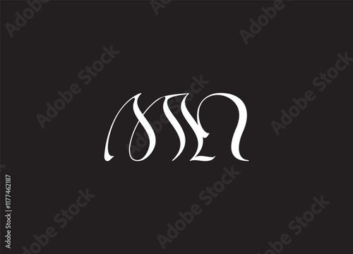 MN logo desing and monogram logo
