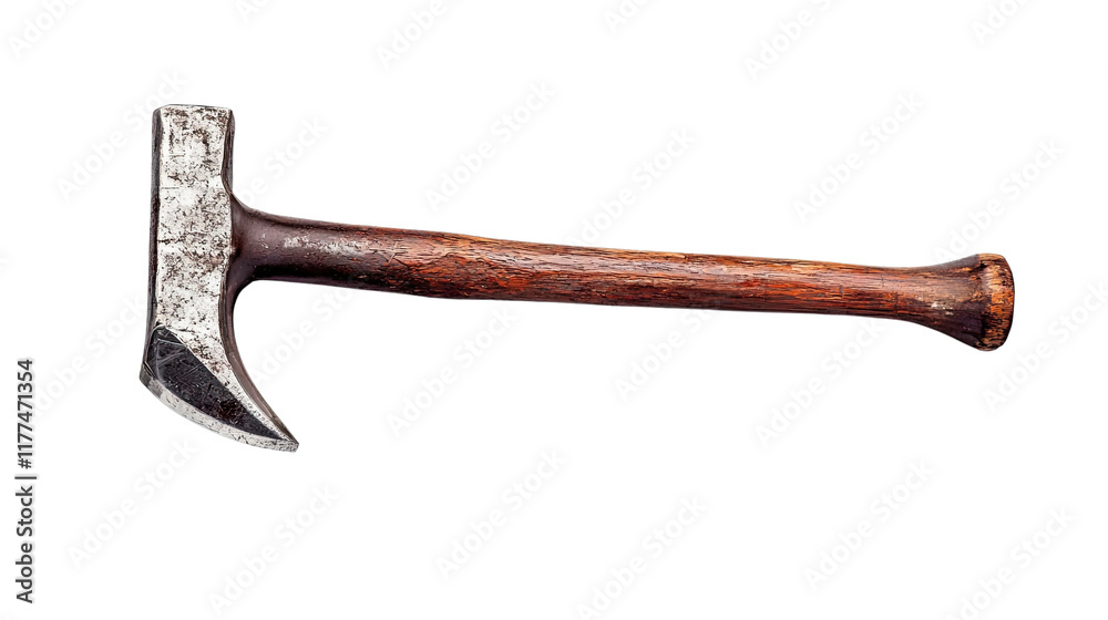 Antique Forged Hand Hammer Tool Isolated Black Background Antique Forged Hand Hammer Tool Isolated Black Background