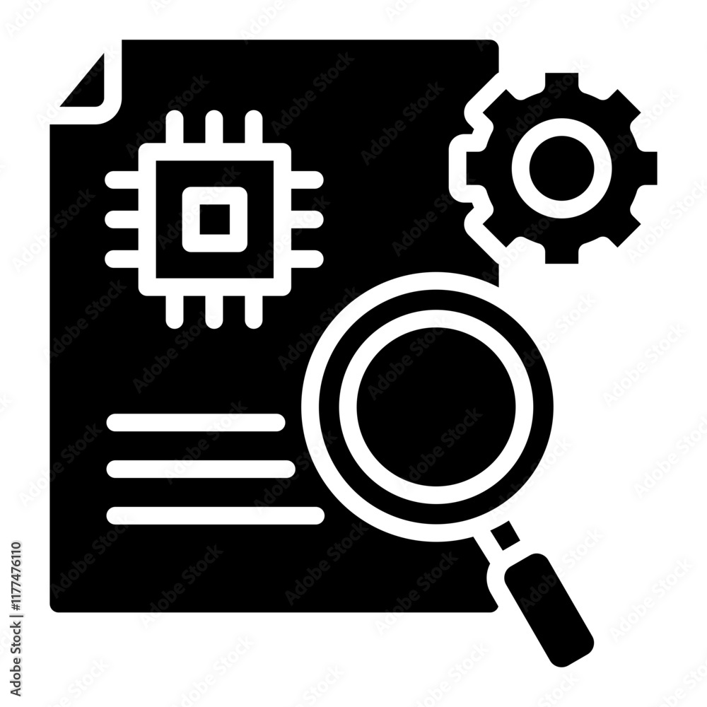 Data Intelligence Icon Element For Design Data Intelligence Icon Element For Design