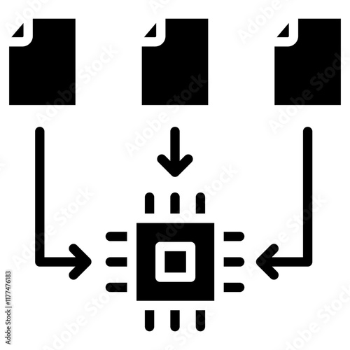 Data Collector  Icon Element For Design