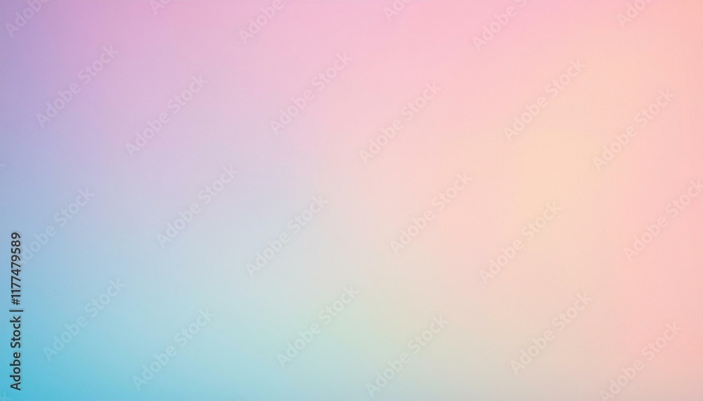 Abstract clear Pastel rainbow gradient. Blurred light fuzz colorful gradient background. 