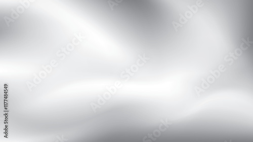 Abstract white and gray gradient background. Vector illustration.