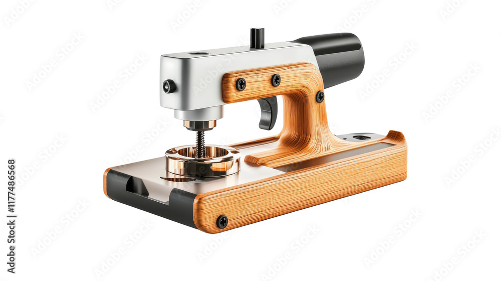 Elegant Wooden Espresso Tamper Press Machine Elegant Wooden Espresso Tamper Press Machine