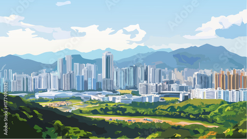 Shenzhen Skyline- A Modern City in China