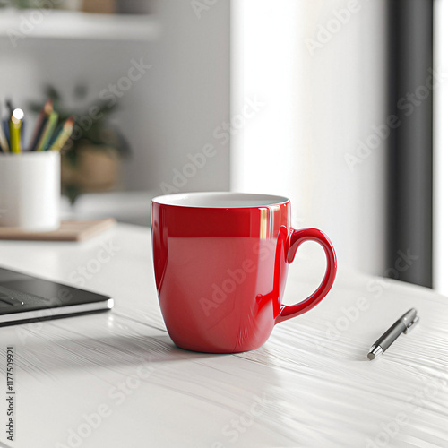 cup of coffee and notebook