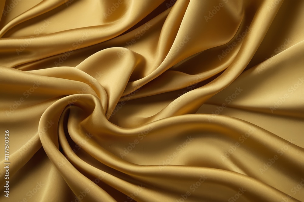 a close up of a golden silk fabric with a very large amount of folds a close up of a golden silk fabric with a very large amount of folds