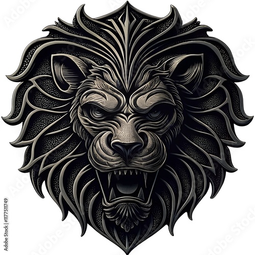 lion head tattoo