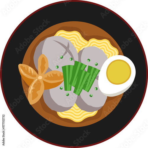 bakso is indonesian culinary street food