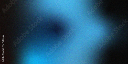 blue gradient background grainy texture. Abstract Noisy color gradient background. royal blue grainy texture foil design, color gradient, ombre. Rough, grain, noise. Digital grainy gradient soft noise