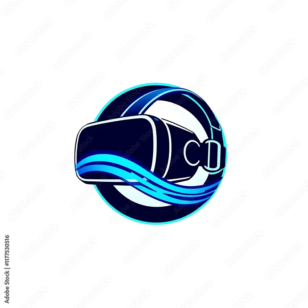 Fototapeta premium Virtual Reality Headset Icon 