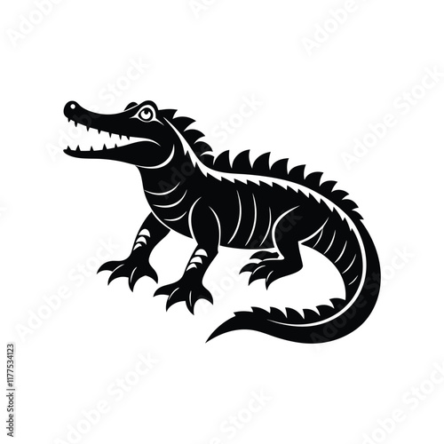 crocodile vector.eps