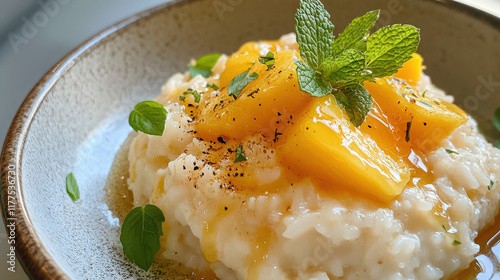 Mango Sticky Rice - A Traditional Thai Dessert photo