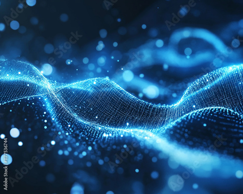 Network connections plexus banner design with connecting lines and dots
