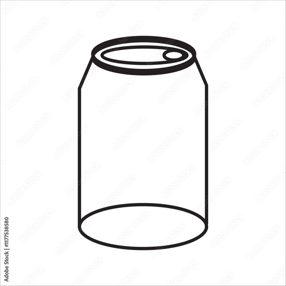 Soda can vector icon Soda can vector icon