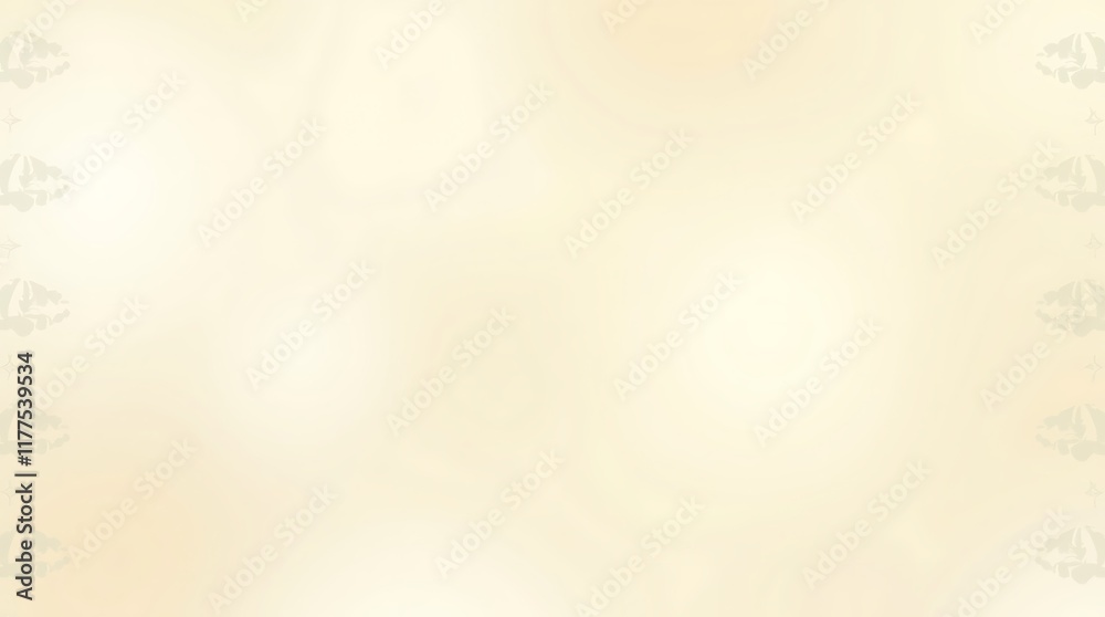 Elegant Cream Background with Delicate Floral Border: A Perfect Template for Invitations, Cards, or Presentations