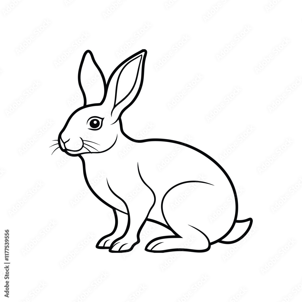 hare line art.eps hare line art.eps