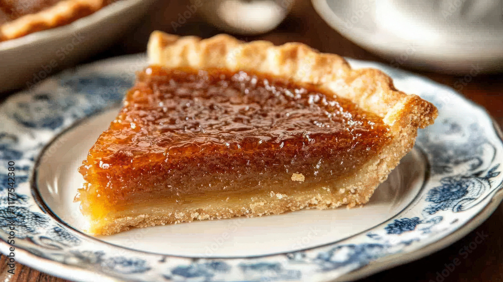 Treacle tart with a golden syrup filling Treacle tart with a golden syrup filling