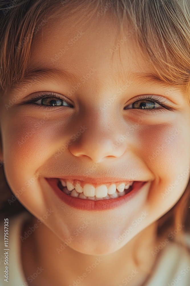 close-up of child face with wide smile and dimpled cheeks framed by soft natural light close-up of child face with wide smile and dimpled cheeks framed by soft natural light