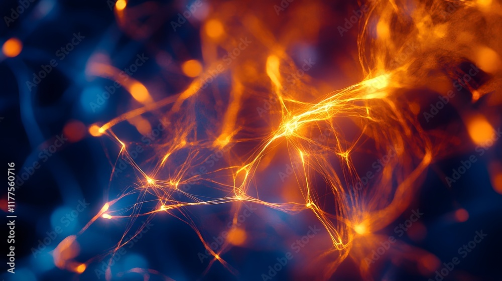 Exploring neural networks dynamic connections in a digital environment abstract visualization close-up technology concept Exploring neural networks dynamic connections in a digital environment abstract visualization close-up technology concept
