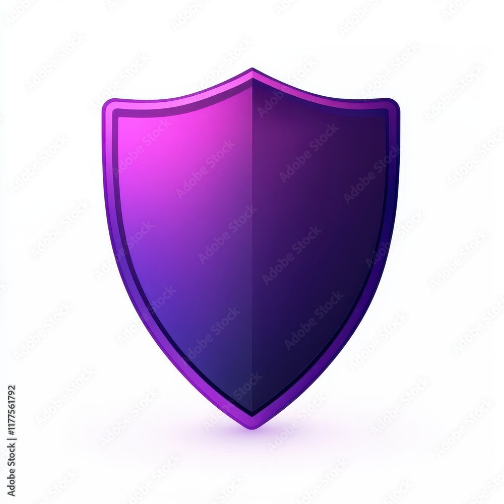 A sleek, modern, purple gradient shield icon symbolizing protection and security. A sleek, modern, purple gradient shield icon symbolizing protection and security.
