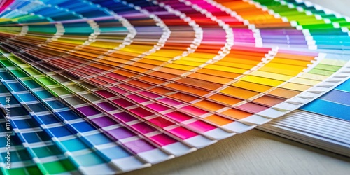 Minimalist CMYK Color Swatches Print Design Texture Background