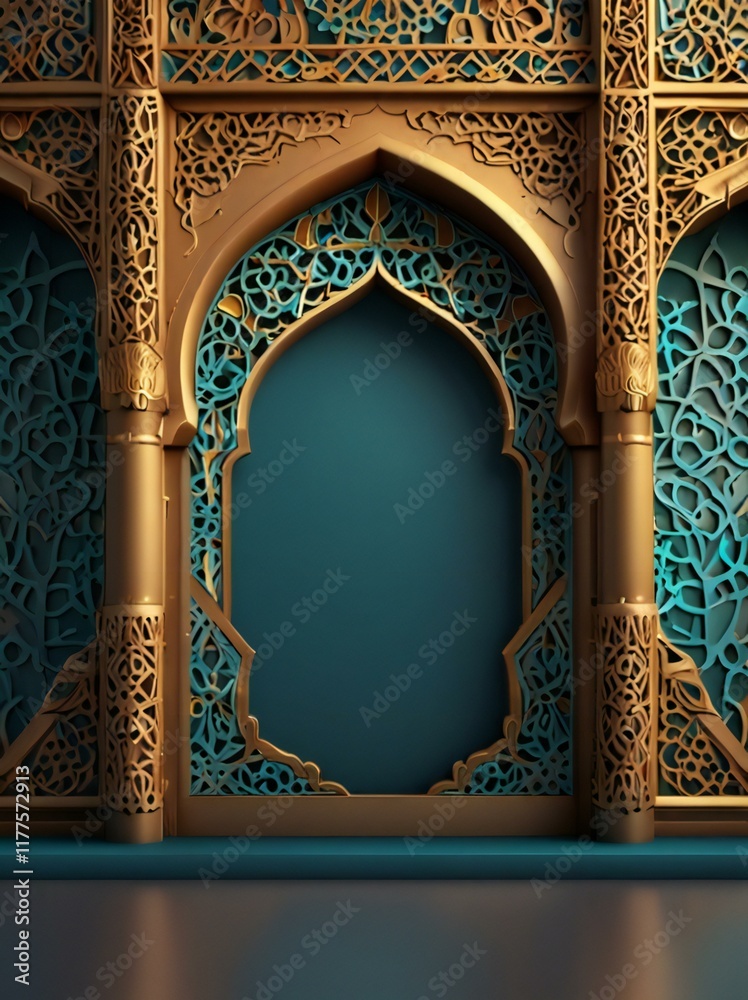 Obraz premium window in the palace