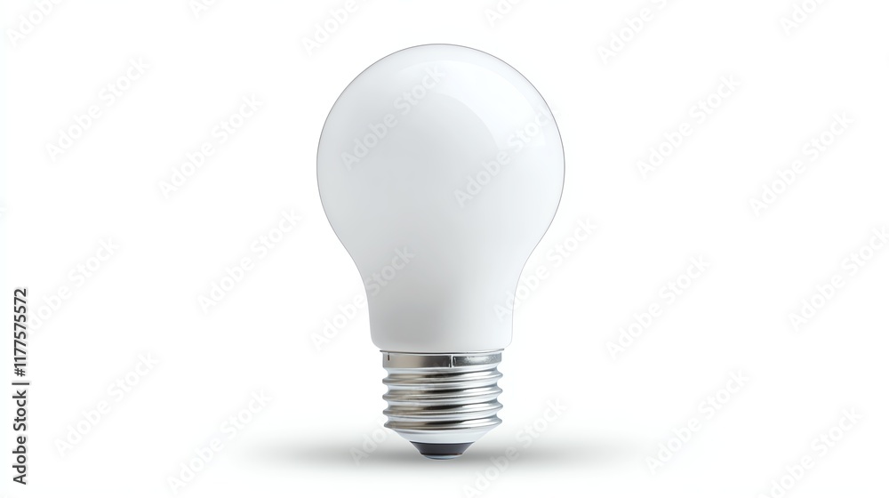 LED light bulb on a white isolate background. LED light bulb on a white isolate background.