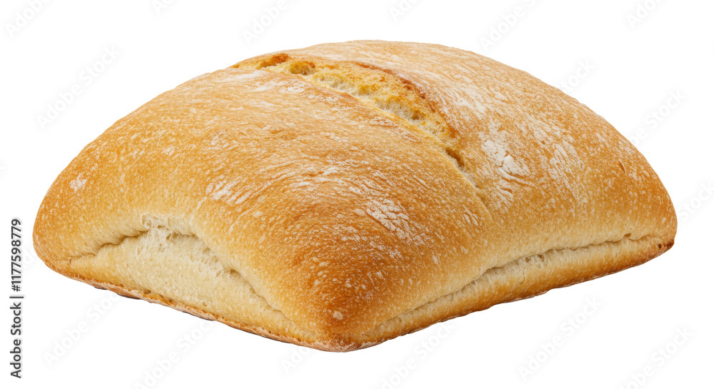 Fresh Baked Ciabatta Bread Loaf, Bakery Food, Isolated Transparent PNG, Large Format Fresh Baked Ciabatta Bread Loaf, Bakery Food, Isolated Transparent PNG, Large Format