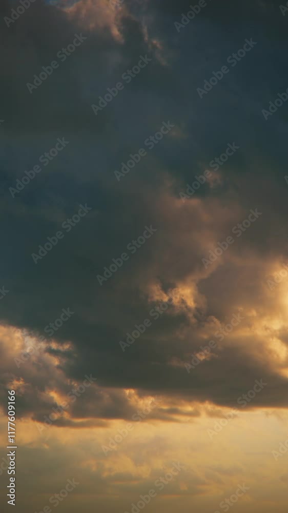 Trasition From Dark Warm Sunset Cloudscape To Clear Dawn Evening Sky. Cloudy Sky With Clouds. Natural Background. , Time Lapse, Timelapse, Amazing Time-lapse Trasition From Dark Warm Sunset Cloudscape To Clear Dawn Evening Sky. Cloudy Sky With Clouds. Natural Background. , Time Lapse, Timelapse, Amazing Time-lapse