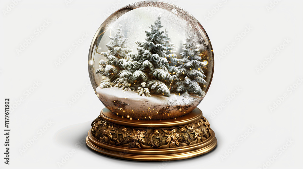 gold empty snow globe png cut out element set gold empty snow globe png cut out element set