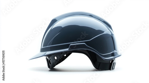 Safety Helmet in Glossy Finish for Construction Use photo