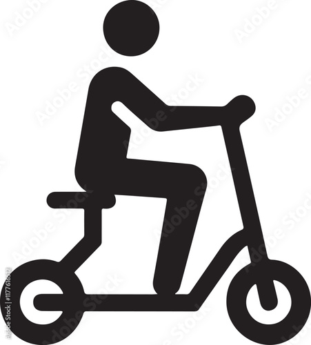 Folding electric scooter for city commuting and efficient personal transportation