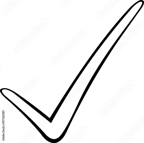 vector illustration drawing black and white checklist shape symbol