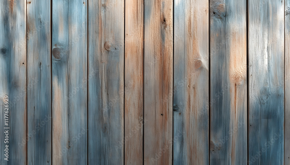 Naklejka premium Weathered Wooden Planks Vertical Surface Texture