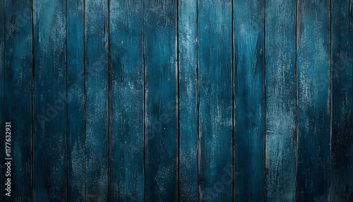 Wallpaper Mural Dark Blue Painted Wooden Planks Background Texture Torontodigital.ca