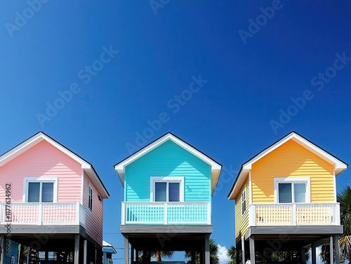 Modular homes designed to withstand hurricanes, showing engineering responses to changing weather patterns