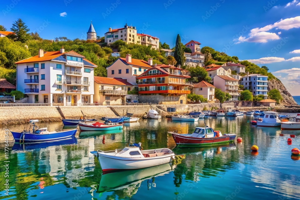 Picturesque Balchik Seaside Town, Bulgaria: Coastal Charm and Serenity Picturesque Balchik Seaside Town, Bulgaria: Coastal Charm and Serenity