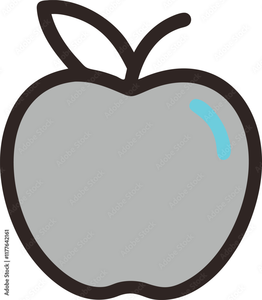 illustration of apple