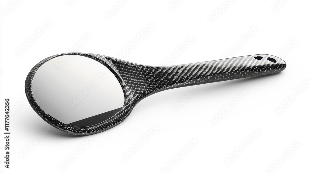 Carbon Fiber Mirror with Ergonomic Handle Design Carbon Fiber Mirror with Ergonomic Handle Design