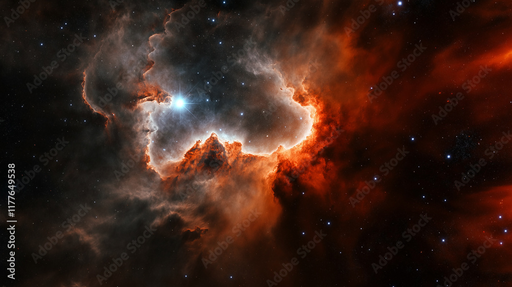 Fototapeta premium The light of distant stars.