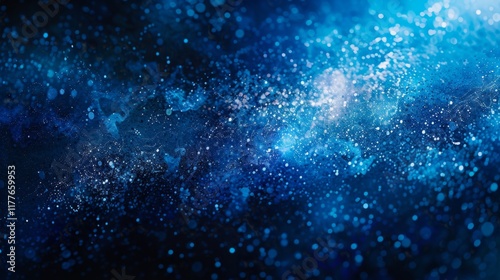 Wallpaper Mural Stunning view of sparkling blue cosmos with shimmering stars and cosmic dust in a vast galaxy at night Torontodigital.ca