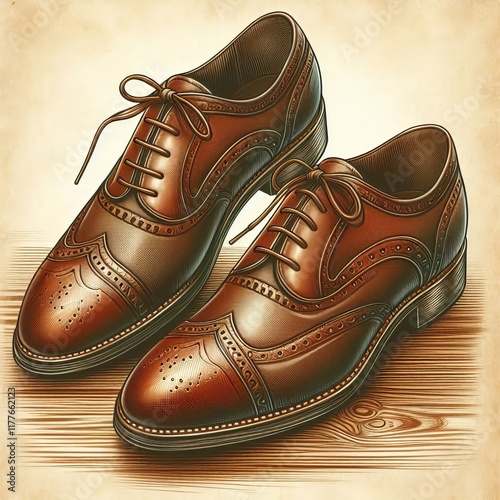 Saddle Shoes Oxfords with a saddle shaped decorative piece popul photo