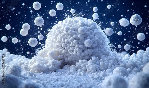 Winter Wonderland Showdown, a lively snowball fight unfolds, kids laugh and cheer, makeshift forts rise, snowflakes dance in the crisp air.