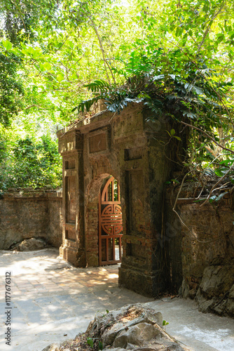 Da Nang, Historic Gateway Overgrown with Nature, Vietnam photo